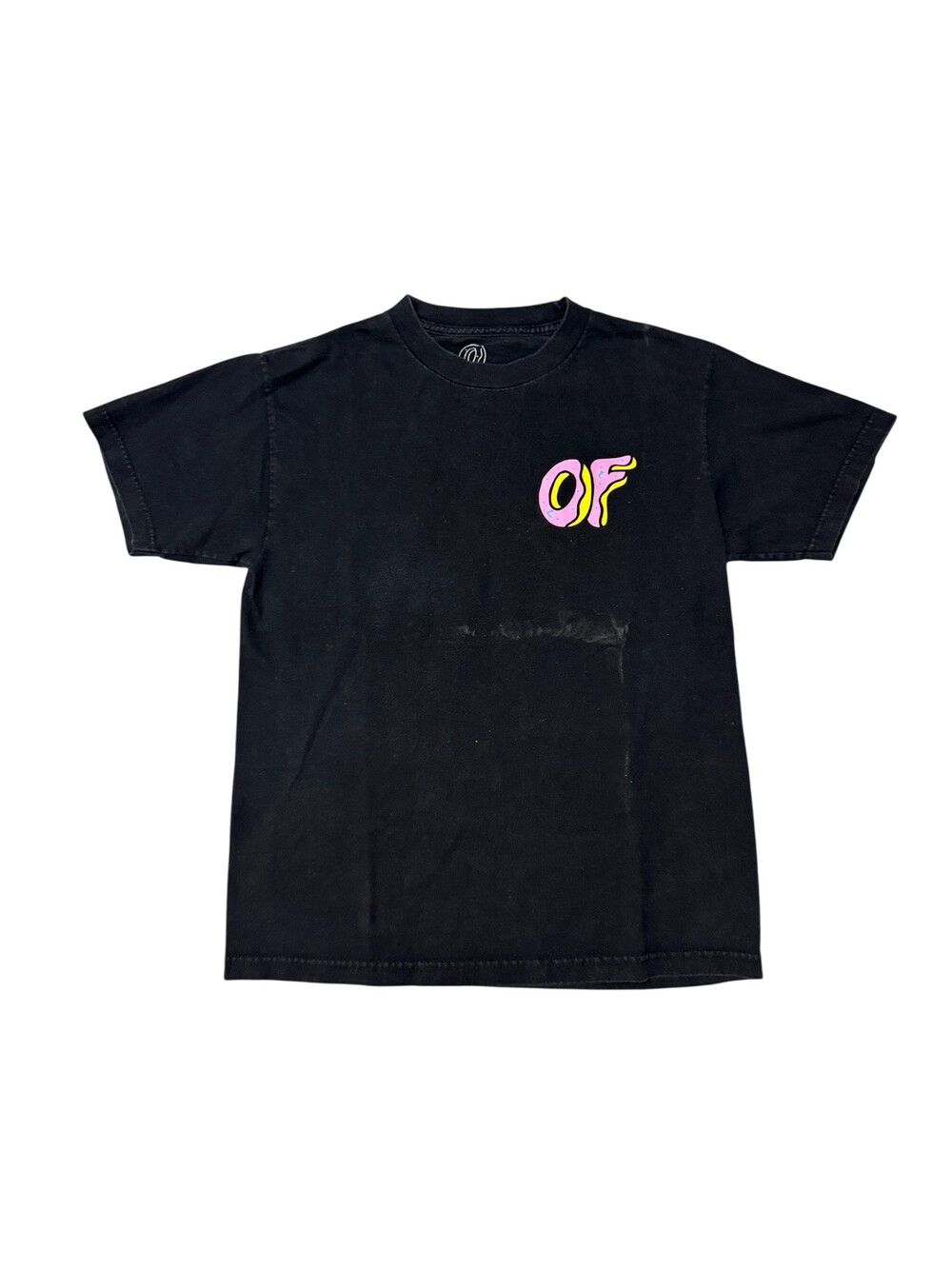 Odd Future Shirt Mens Medium Black Donut OF Logo Graphic Tee Streetwear OFWGKTA
